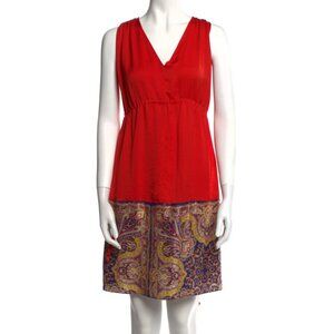 Carven V-Neck Mini Dress